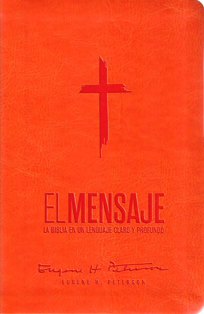 Biblia El Mensaje SentiPiel Naranja : La Biblia en un lenguaje claro - Imagen 3