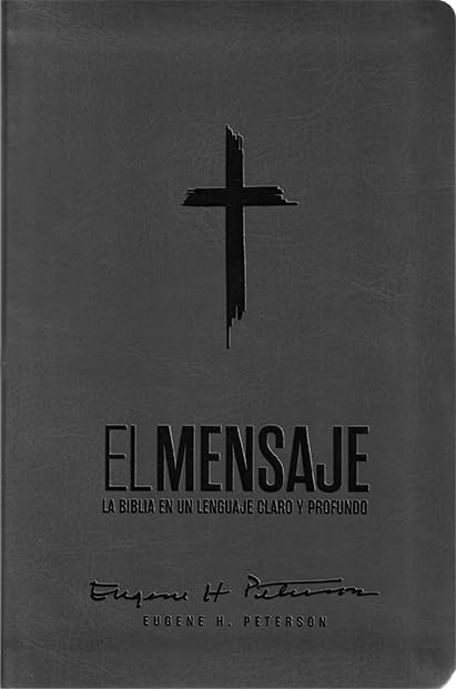 Biblia El Mensaje SentiPiel Gris : La Biblia en un lenguaje claro y profundo - Imagen 3