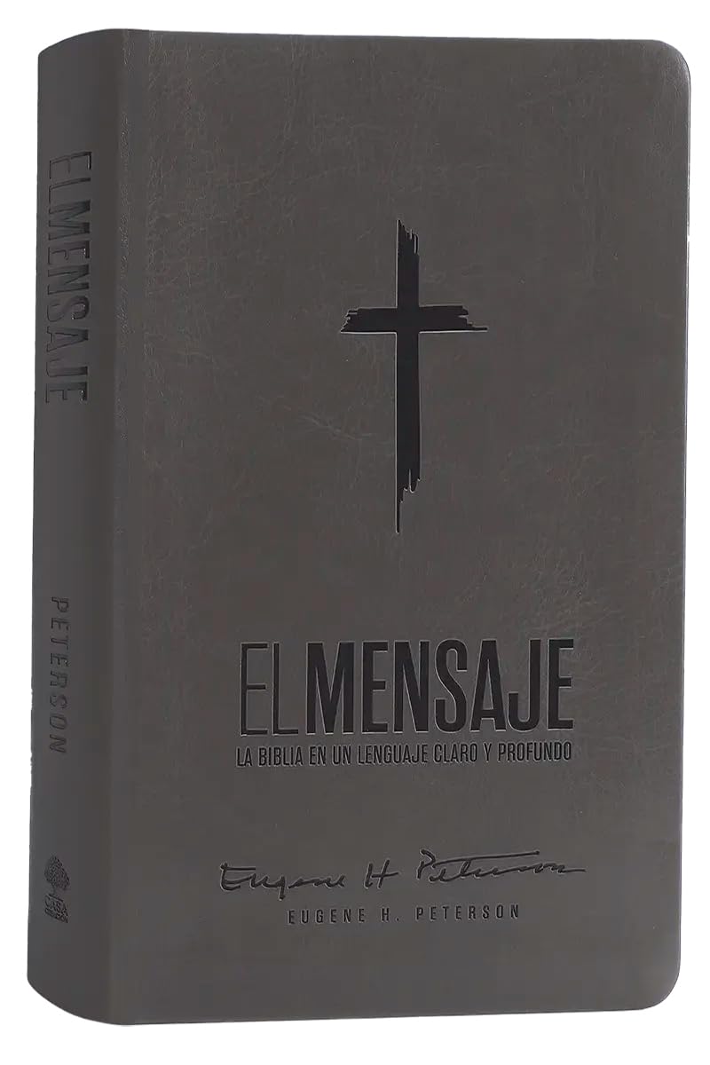 Biblia El Mensaje SentiPiel Gris : La Biblia en un lenguaje claro y profundo - Imagen 2