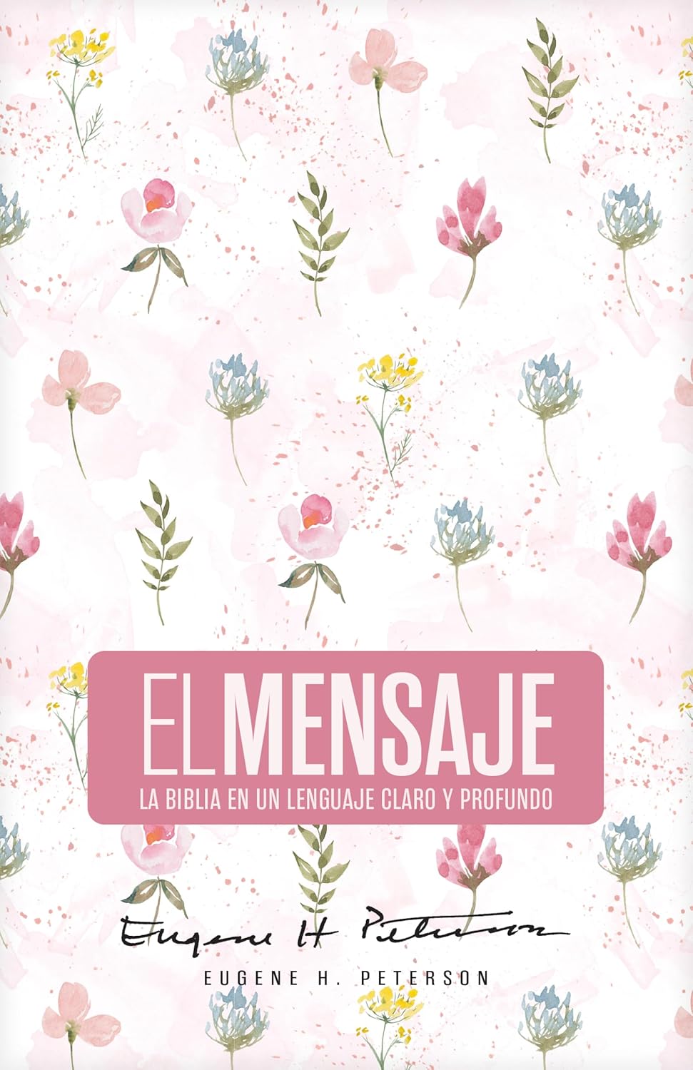Biblia El Mensaje Tapa dura Rosa Floral : La Biblia en un lenguaje claro y profundo - Imagen 2