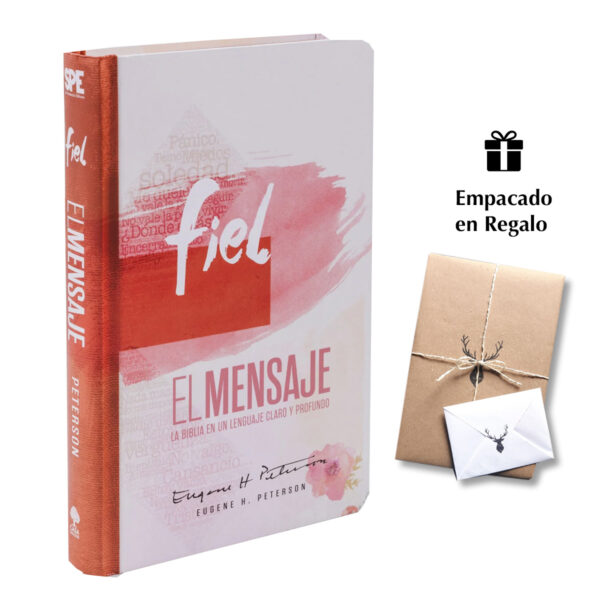 Biblia El Mensaje Edición Fiel – Tapa dura - Pink cross