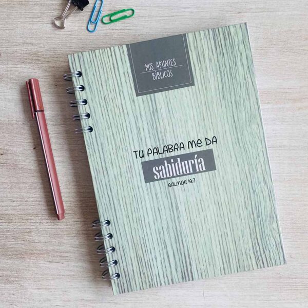 Tu Palabra me da Sabiduría - Cuaderno de Apuntes Biblicos