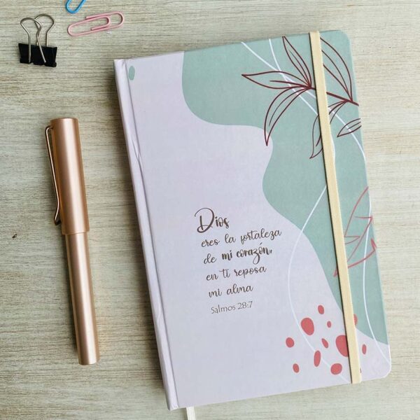 Dios Eres mi Fortaleza - Bullet Journal o cuaderno de puntos