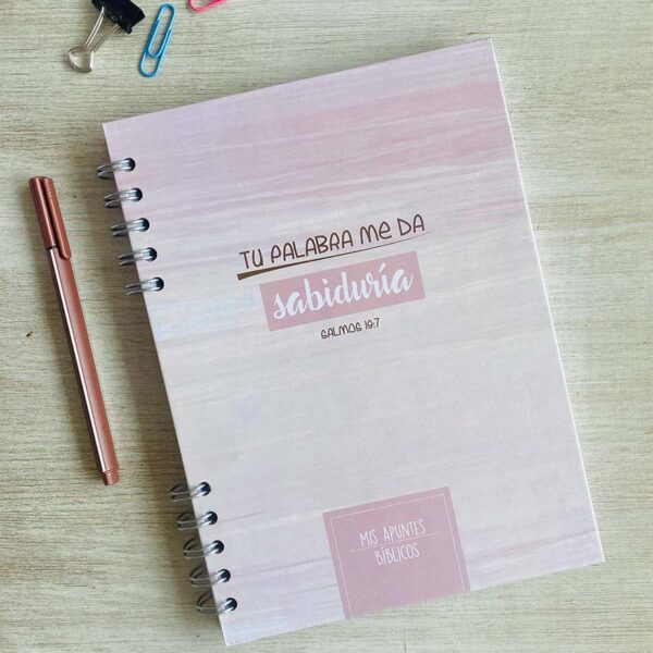 Tu Palabra me da Sabiduría - Cuaderno de Apuntes Biblicos