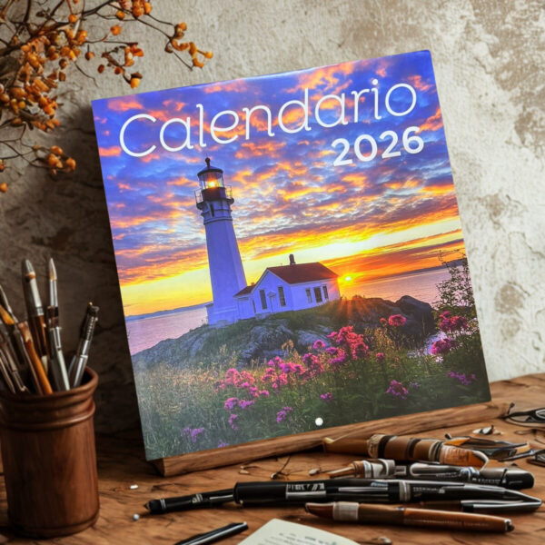 Calendario Paisajes Vintage 2026
