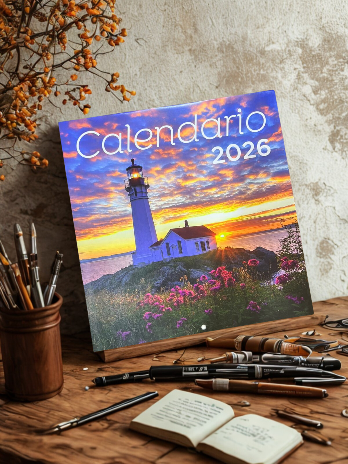 Calendario Paisajes Vintage 2026