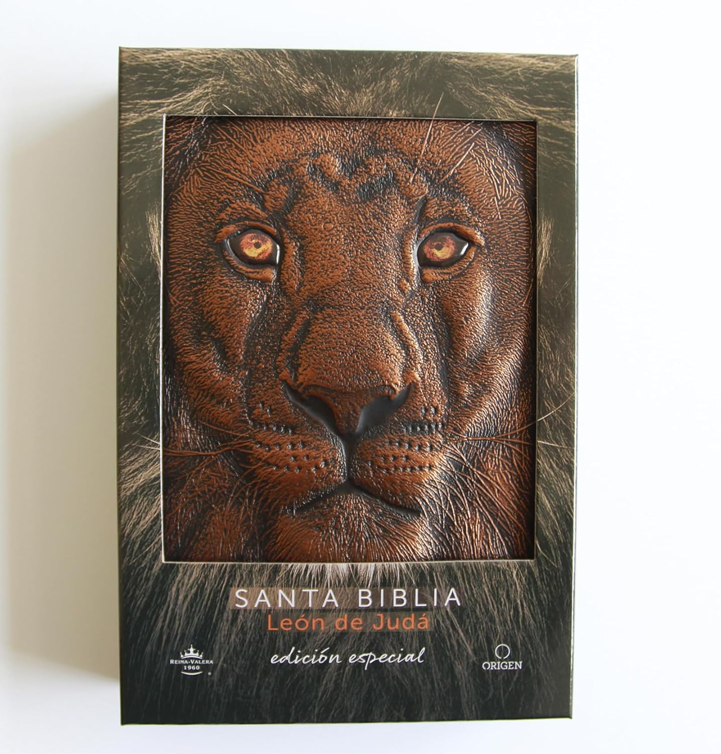 Biblia RVR 1960 Letra grande Edición León de Judá en Bronce 3D - Imagen 14