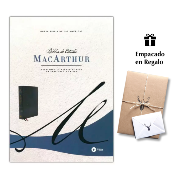 Biblia Estudio NBLA  MacArthur Piel Negro