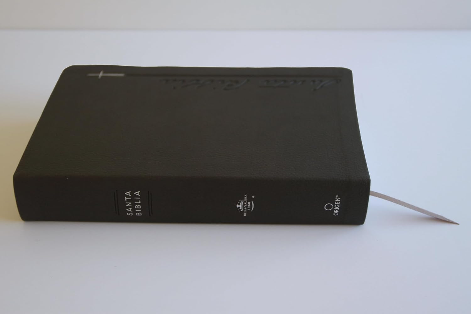 Biblia RVR60 Gris Letra Gigante Imitacion Piel Cantos Pintado - Imagen 10