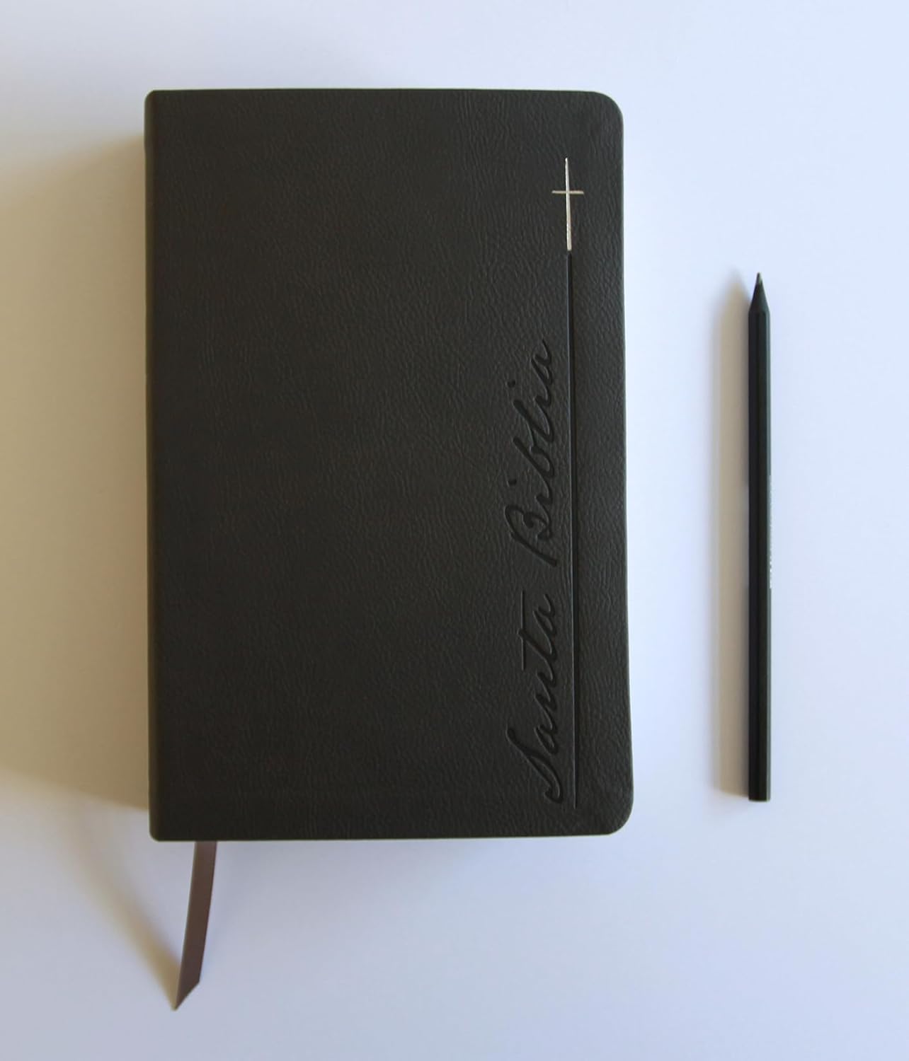 Biblia RVR60 Gris Letra Gigante Imitacion Piel Cantos Pintado - Imagen 7