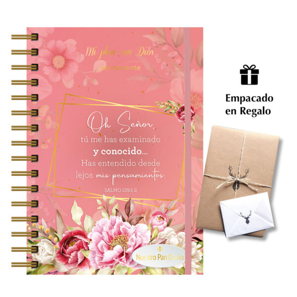 Agenda Mi Plan Con Dios 2026 Rosado - "Todas Vuestras Cosas Sean Hechas"