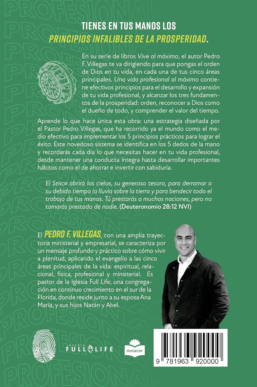 Una vida profesional al máximo: Fundamentos y principios de la prosperidad de Dios - Pedro Villegas - Imagen 2