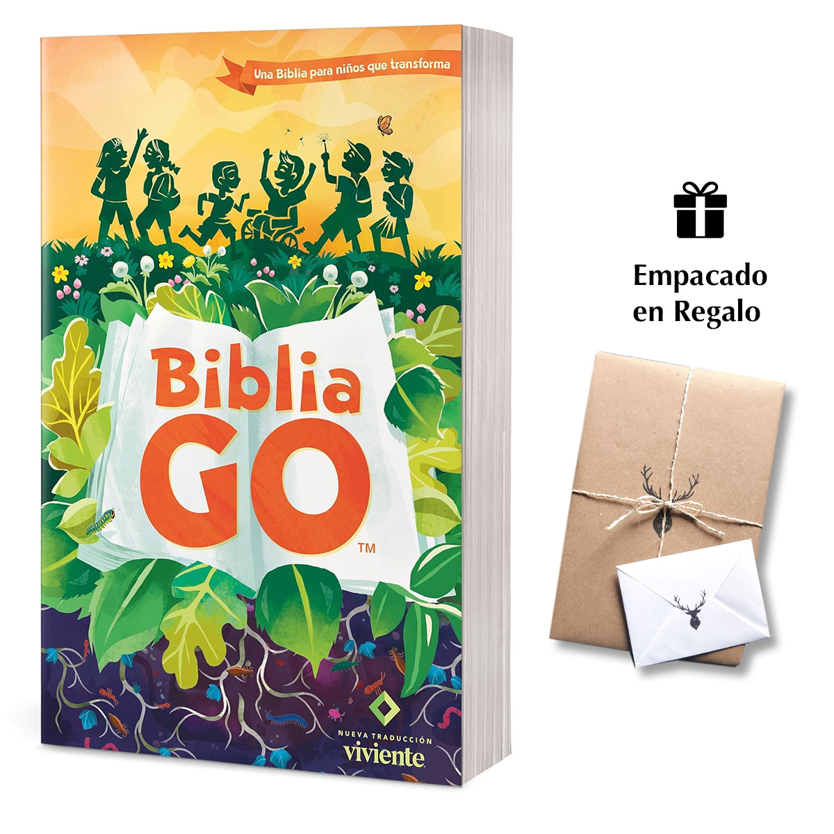 Biblia GO para niños NTV Tapa Rústica: Una Biblia para niños que transforma