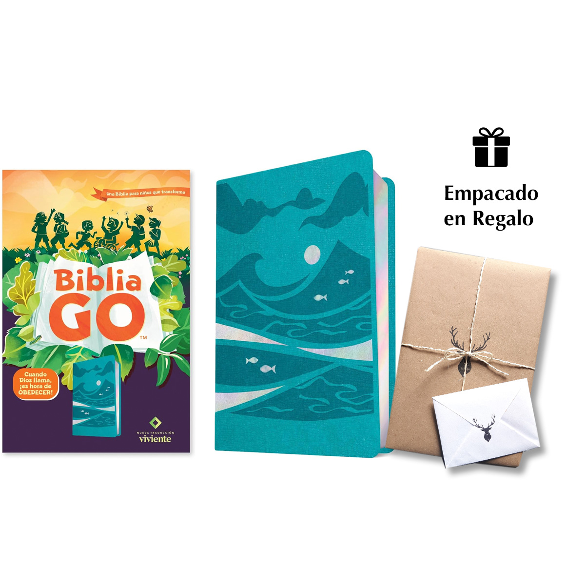 Biblia NTV GO Para Niños Verde - Imitacion Piel