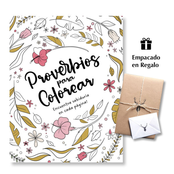 Proverbios para colorear: Encuentra sabiduría en cada página
