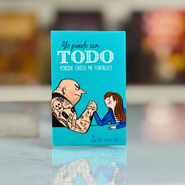 Imán -  “Yo puedo con todo porque Cristo me fortalece” – Chica - Filipenses 4:13