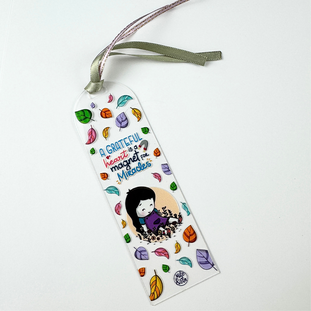 🍂 Separador Acrílico “A Grateful Heart” - Imagen 3