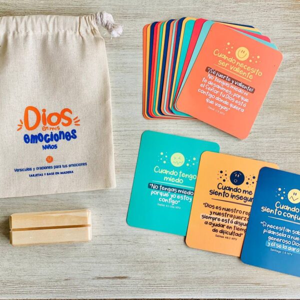 Kit de tarjetas niños – DIOS en mis EMOCIONES