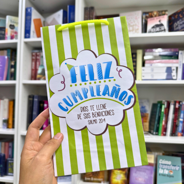 Feliz Cumpleaños 🎉🎁 - Bolsa de regalo cristiana