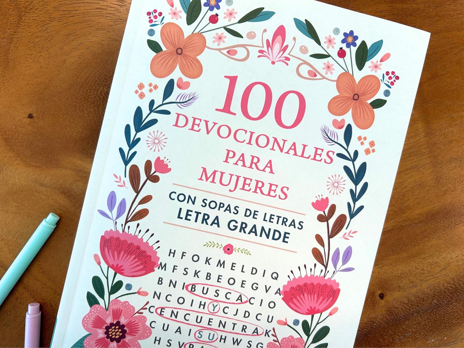 100 Devocionales para Mujeres - con sopa de letras - Letra Grande - Imagen 9