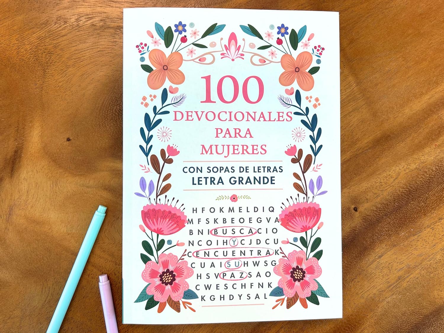 100 Devocionales para Mujeres - con sopa de letras - Letra Grande - Imagen 8