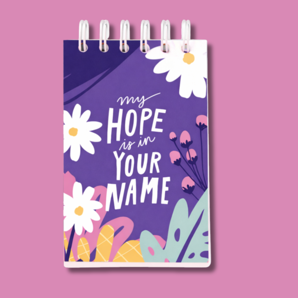 Minilibreta – My Hope is in your Name