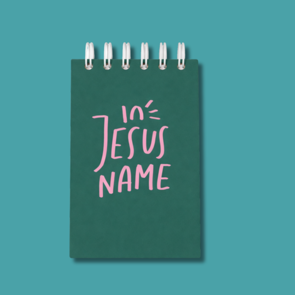 Minilibreta – In Jesus Name