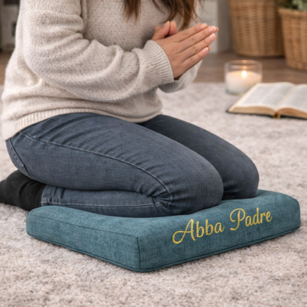 Cojín de Oración “Abba Padre” Azul