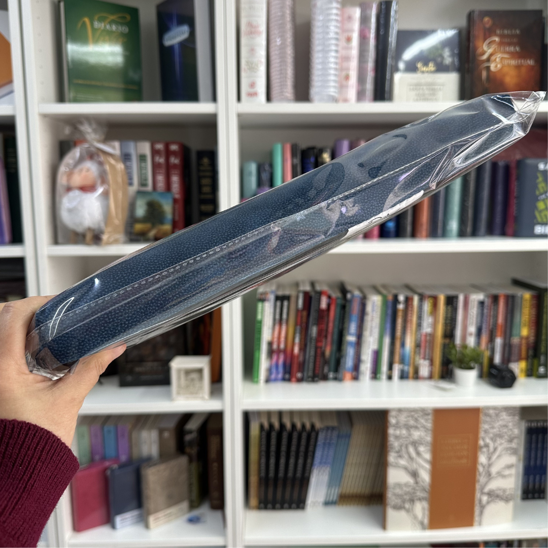 Cojín de Oración “Abba Padre” Azul - Bordado - Imagen 3