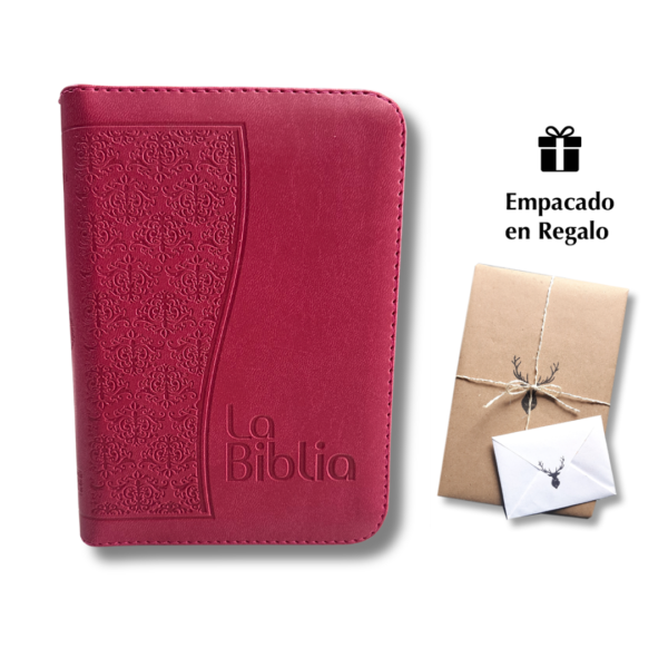 Biblia Traducción en Lenguaje Actual (TLA) Mediana Fucsia cierre