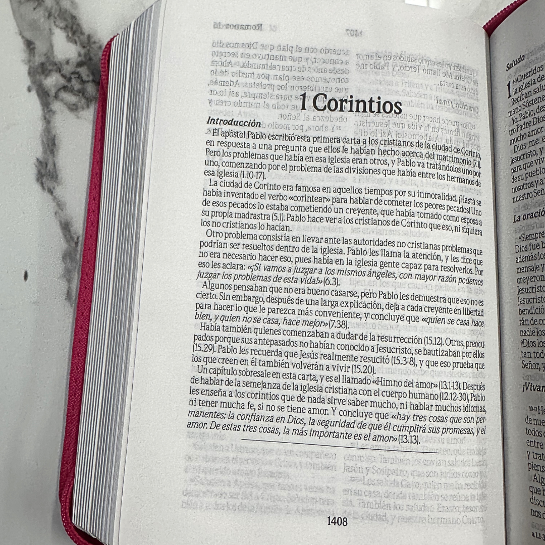 Biblia Traducción en Lenguaje Actual (TLA) Mediana Fucsia cierre - Imagen 8