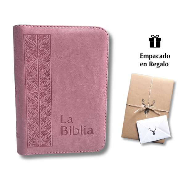 Biblia Traducción en Lenguaje Actual (TLA) Mediana Rosa cierre