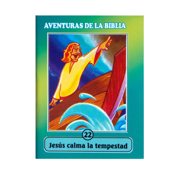 22 - Jesús calma la tempestad - Cartilla  Mini Aventuras