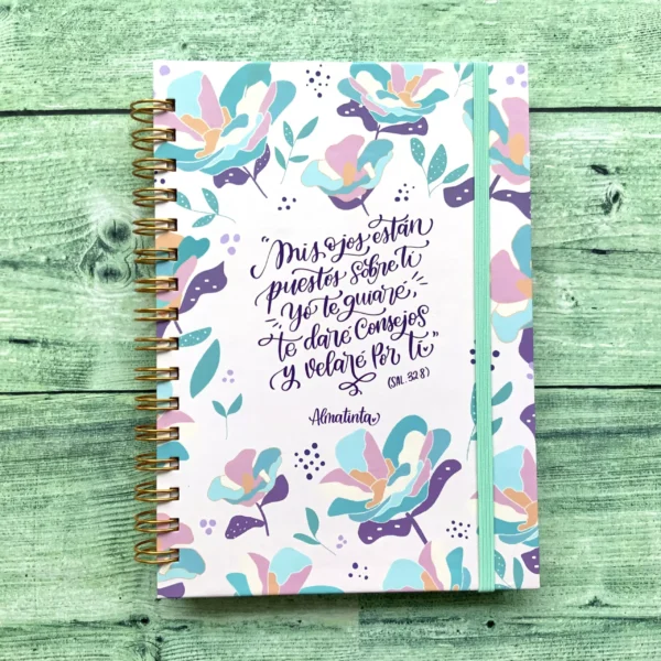 Ojos sobre ti - 🌿 Cuaderno mediano de rayas 100h - Almatinta