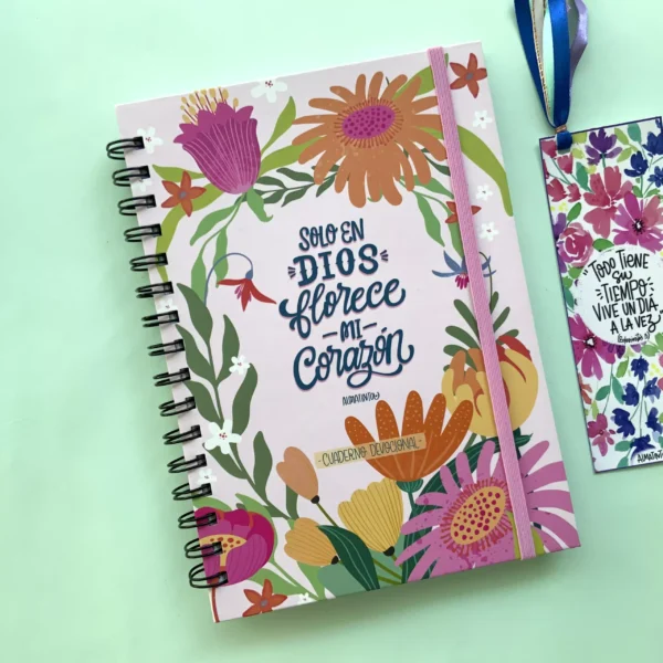 Solo en Dios florece mi corazón – Almatinta 🌸📖 - Cuaderno Devocional