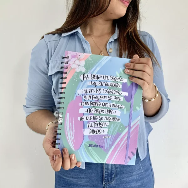 Regalo de Jesús - 🌈 Cuaderno grande de rayas - Almatinta