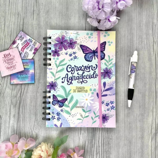 Corazón Agradecido – Diario de Gratitud - Almatinta 🌸🦋