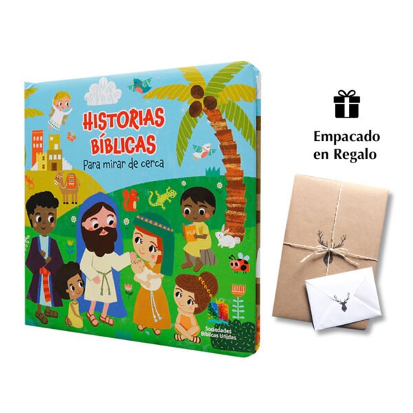 Historias Bíblicas Para Mirar de Cerca - Edad 4 a 6 Tapa Dura - Libro Infantil