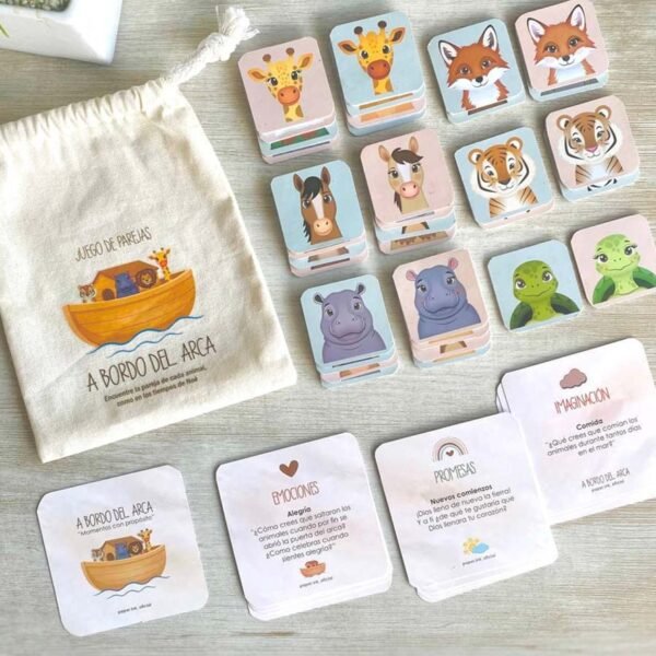 Juego de parejas: a bordo del arca