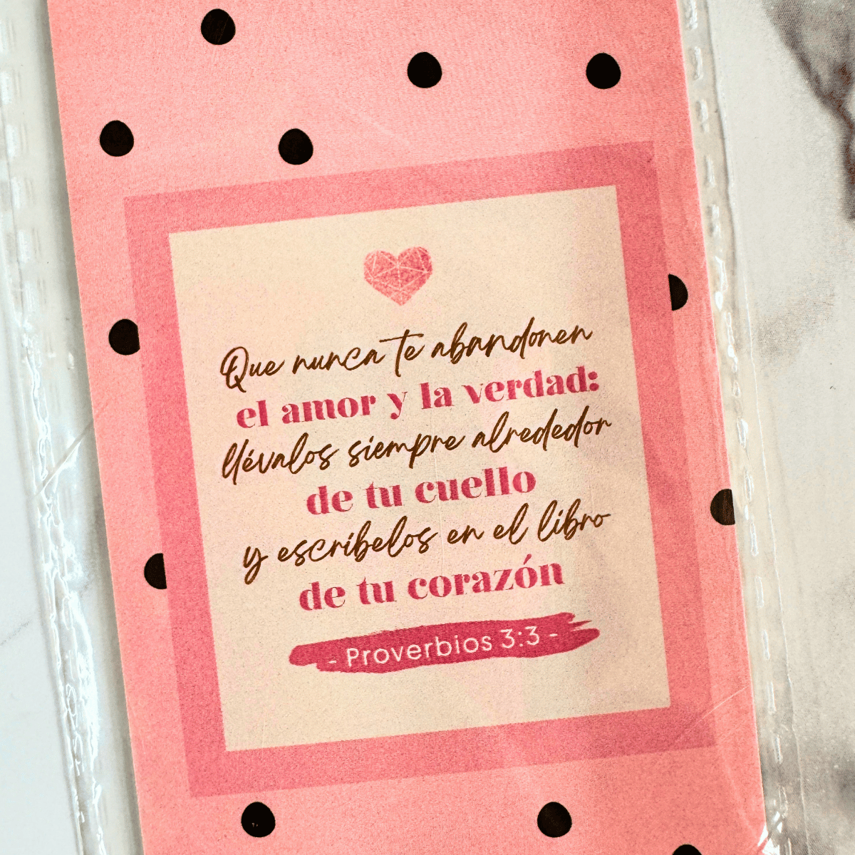 Separador de Libro “En mi corazón guardo tu palabra” - Productos I AM - Imagen 3