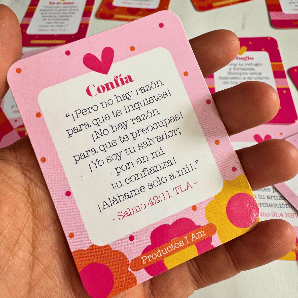 Promesas Cree – Paquete de 28 promesas bíblicas para regalar - Productos I AM - Imagen 3