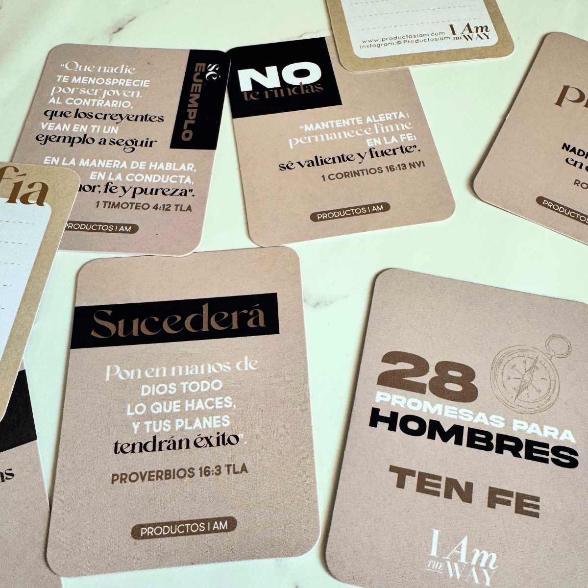 Promesas para Hombres Ten Fe – Paquete de 28 promesas bíblicas - Productos I AM - Imagen 5