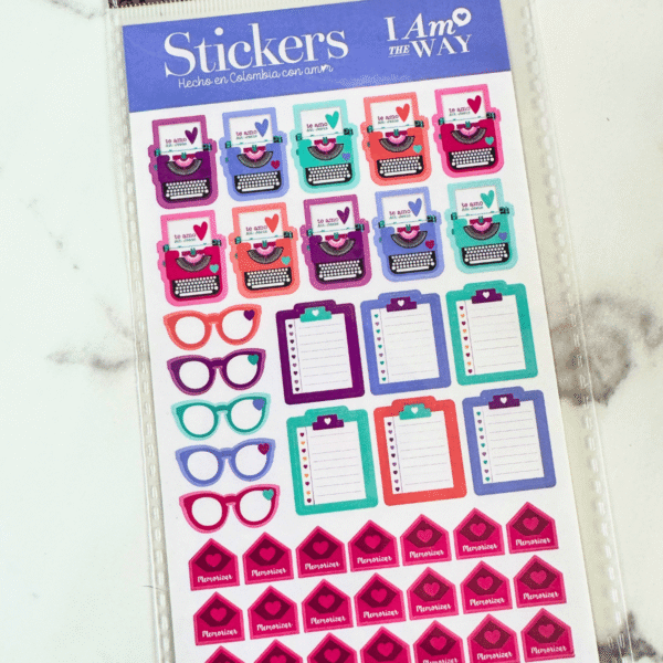 Stickers Máquina – Para decorar Biblia, journal y devocionales - Productos I AM