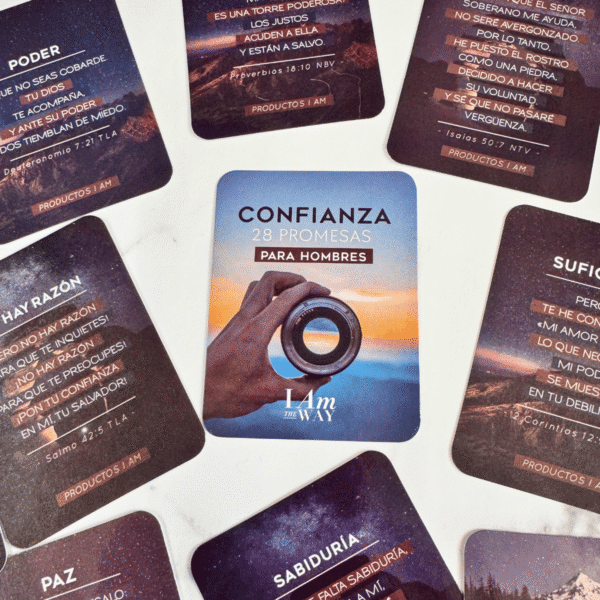 Promesas Hombres de Confianza – Paquete de 28 promesas bíblicas para hombres - Productos I AM