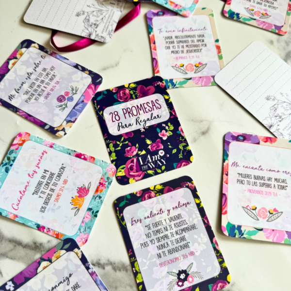Promesas Tu Palabra – Paquete de 28 tarjetas bíblicas - Productos I AM