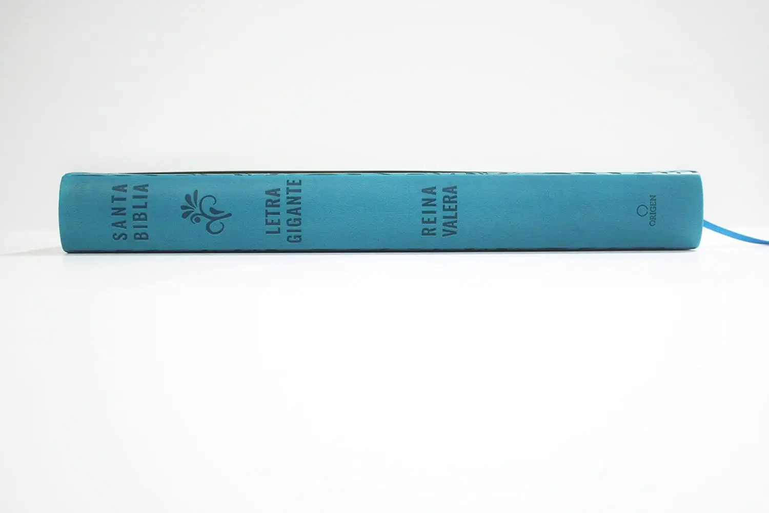 Biblia Reina Valera letra súper gigante, símil piel aguamarina - Imagen 2
