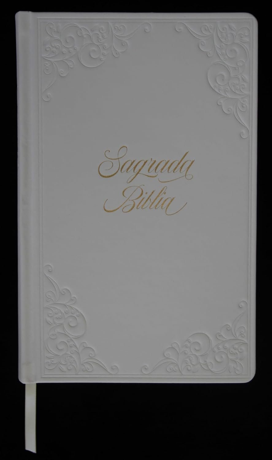 Biblia Católica: Letra grande. Símil piel blanca: boda, quinceañera, primera comu nión - Imagen 3