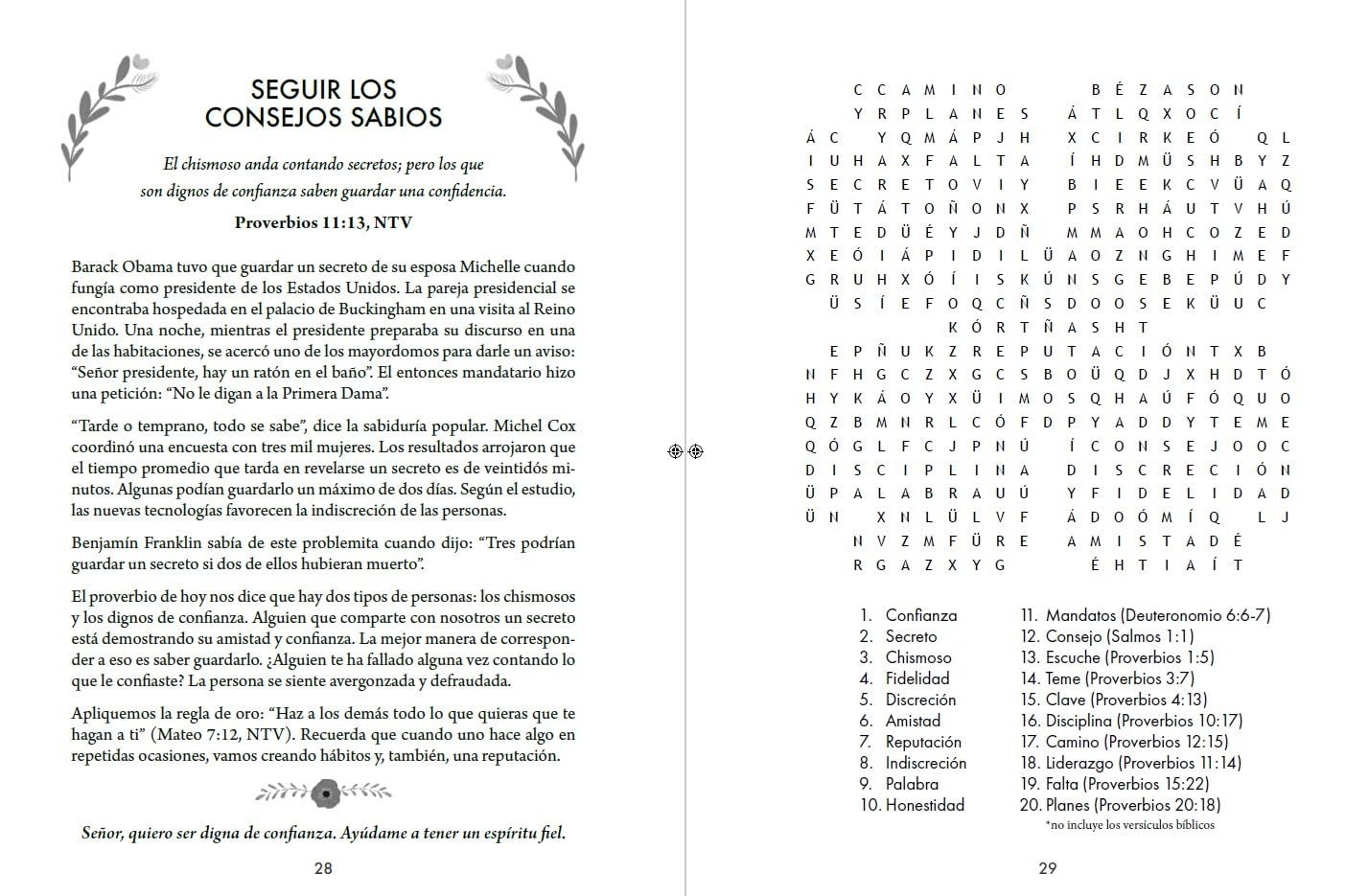 100 devocionales para mujeres. Promesas de Dios con sopa de letras - Imagen 4