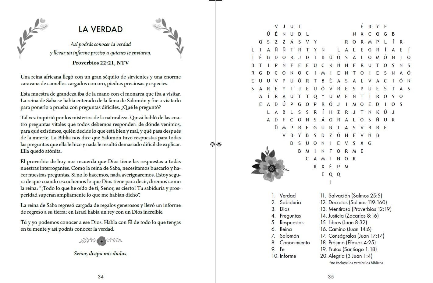 100 devocionales para mujeres. Promesas de Dios con sopa de letras - Imagen 3