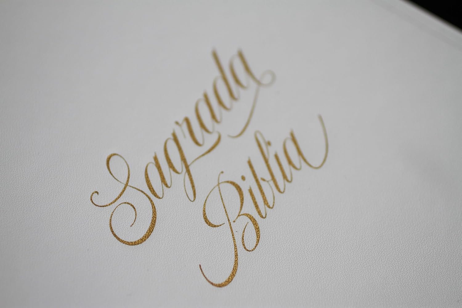 Biblia Católica: Letra grande. Símil piel blanca: boda, quinceañera, primera comu nión - Imagen 2